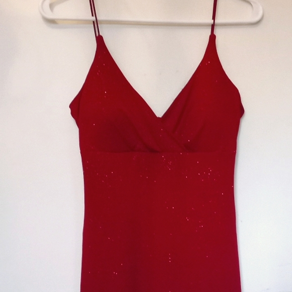 Shiny Red Dress - Picture 3 of 7